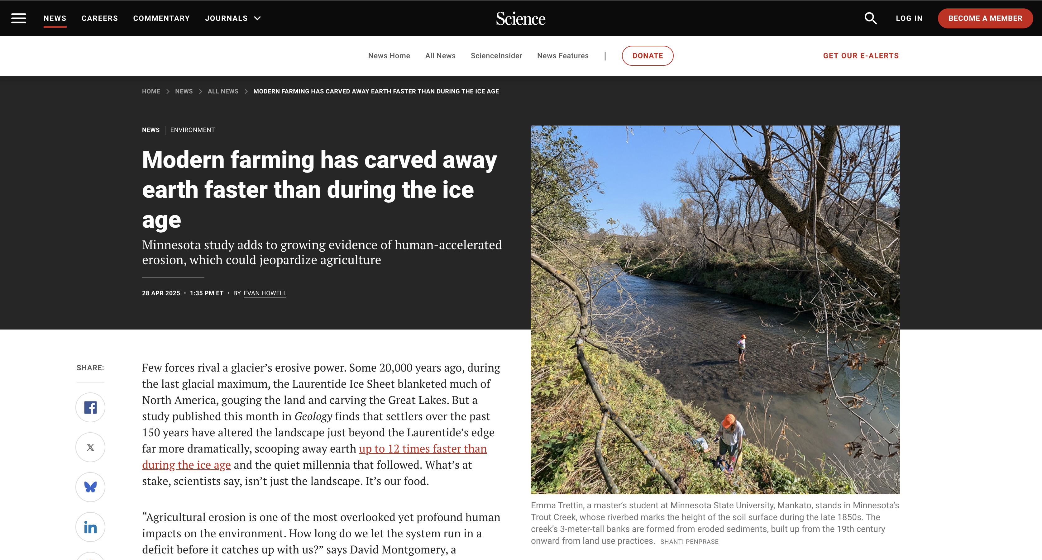 Science Article preview